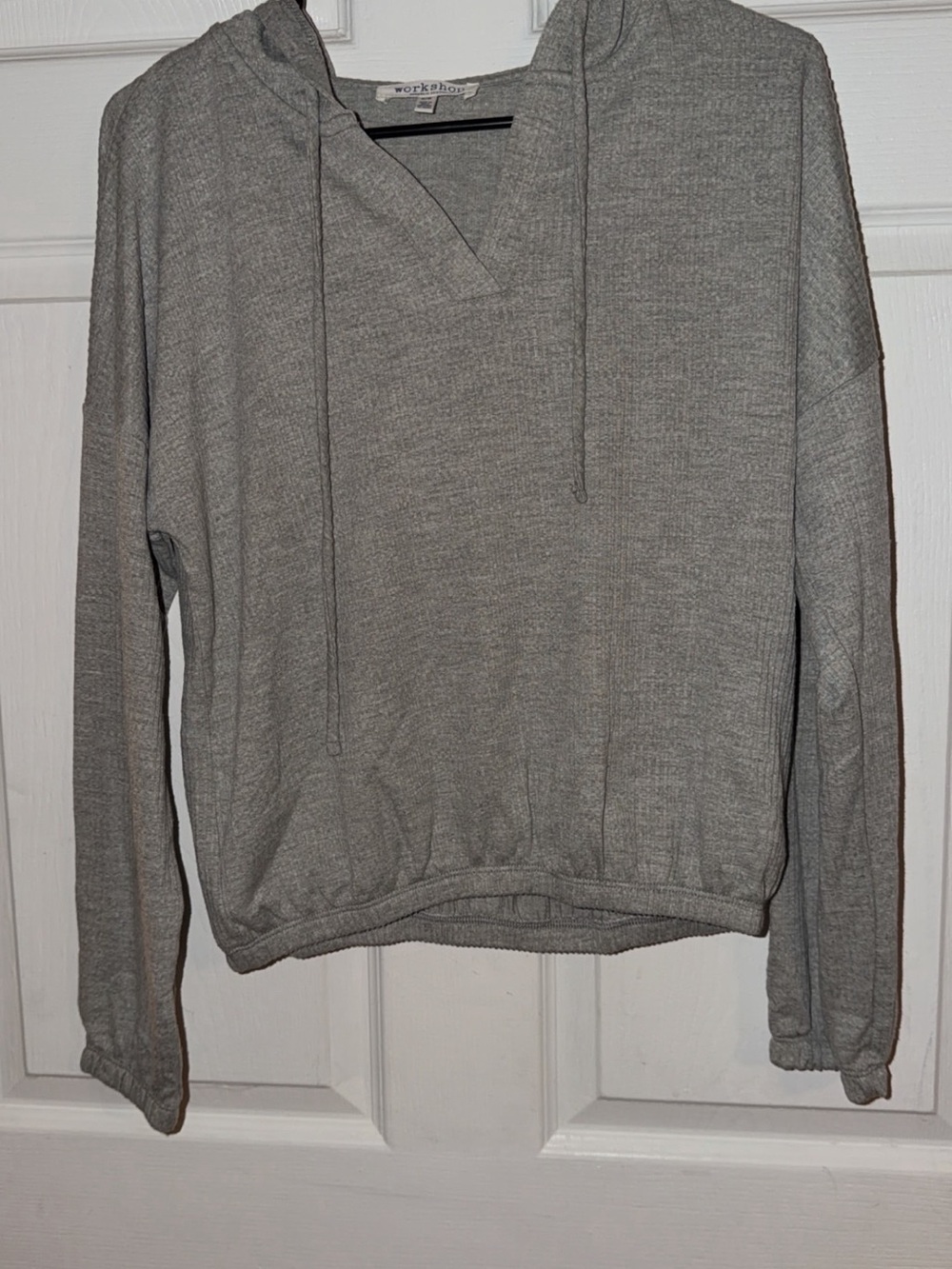 Womens Gray Hoodie Sweater